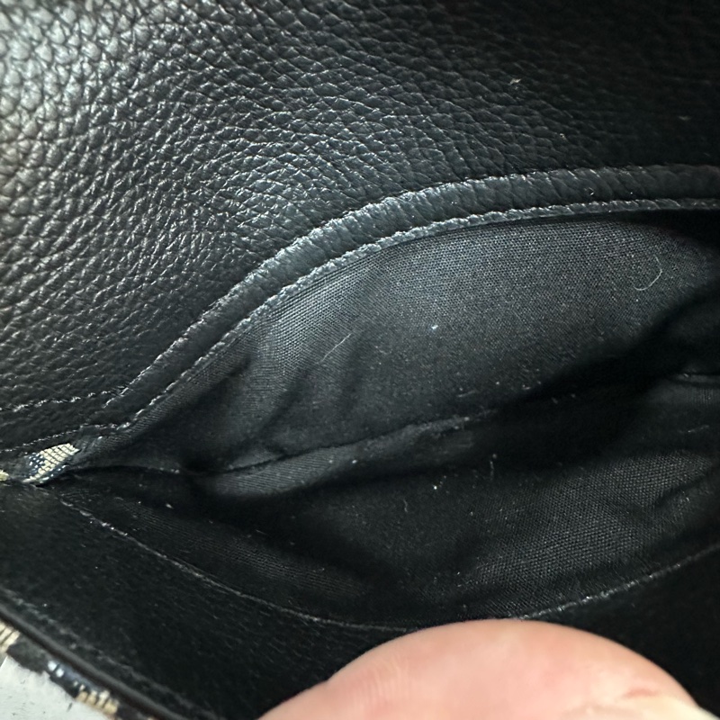 Dior 2ADCA435 老花牛皮黑釦馬鞍斜背包Mini Saddle-40