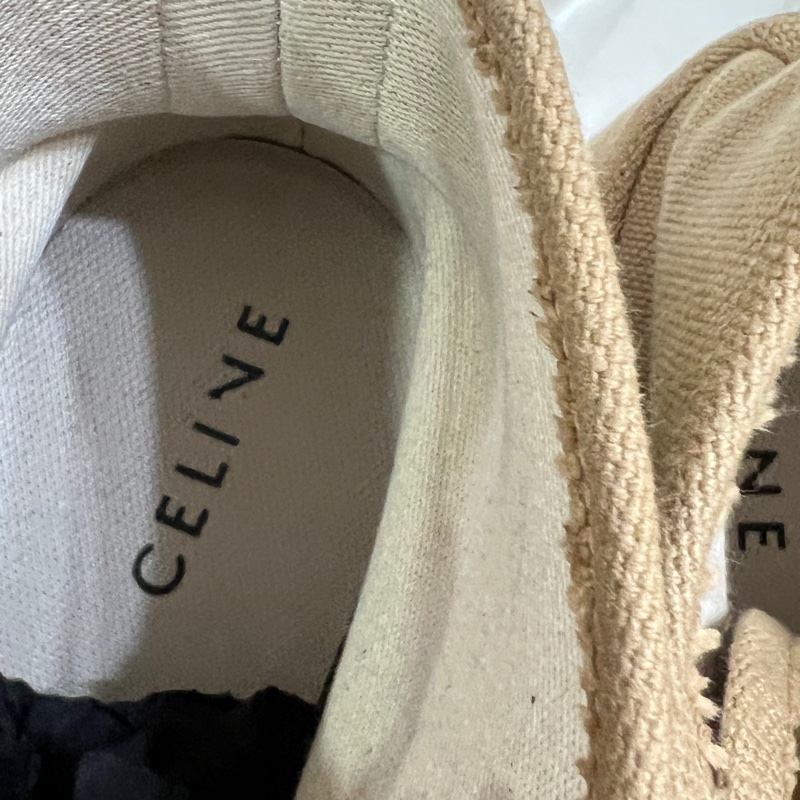 Celine 凱旋門厚底帆布短靴-8