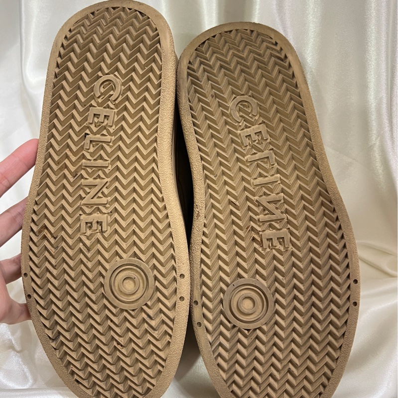 Celine 凱旋門厚底帆布短靴-14