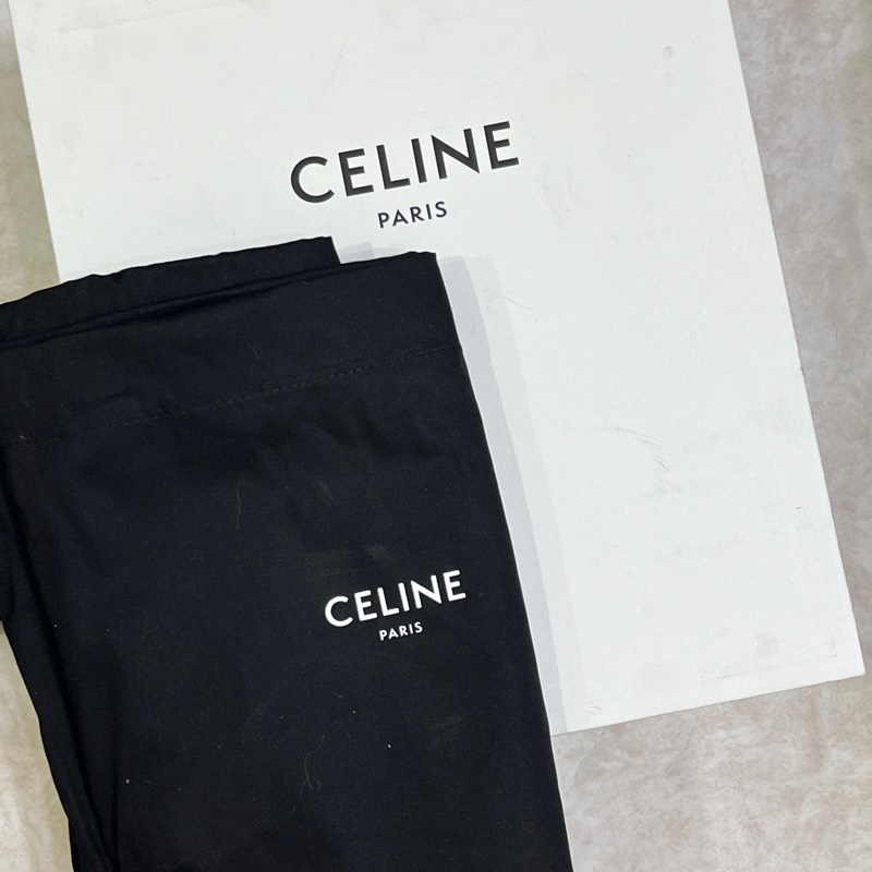Celine 凱旋門厚底帆布短靴-16