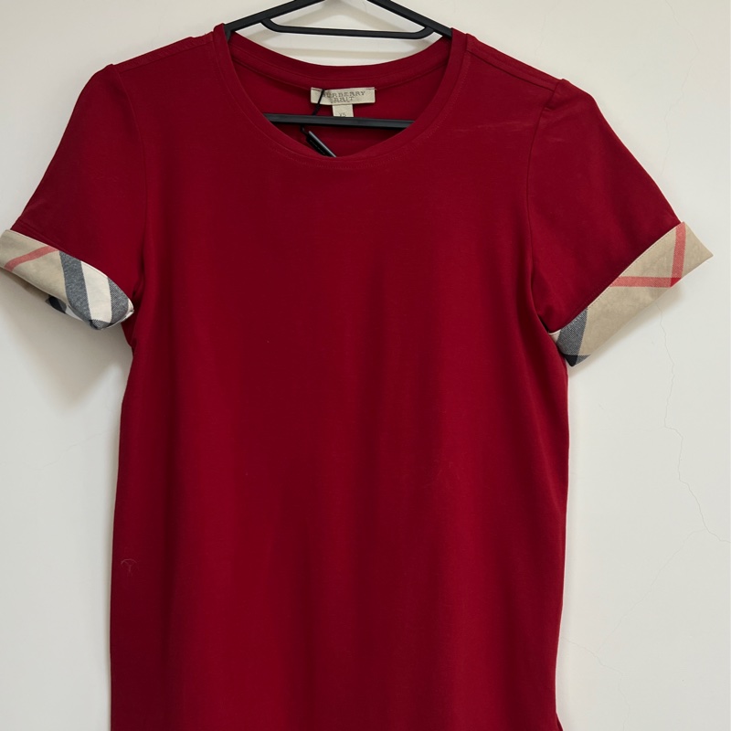 Burberry Brit 紅色T恤-0
