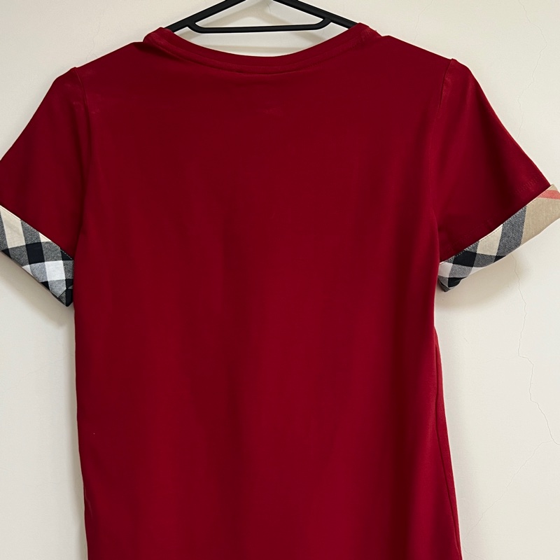 Burberry Brit 紅色T恤-4