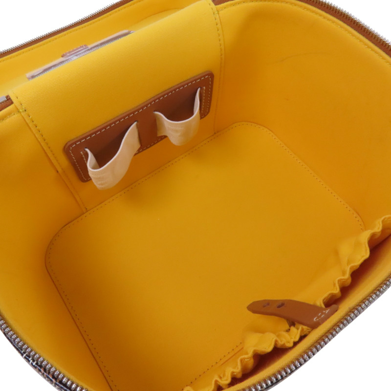 GOYARD 塗層帆布Muse Vanity銀扣手挽肩背兩用袋-4