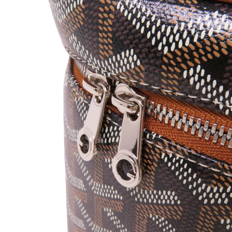 GOYARD 塗層帆布Muse Vanity銀扣手挽肩背兩用袋-8