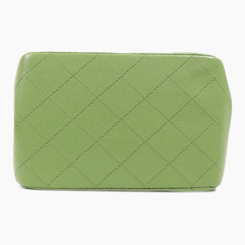 CHANEL 牛皮皮革Shoulder Bag金扣鏈帶肩背袋-3