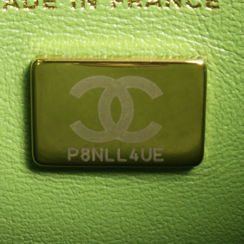 CHANEL 牛皮皮革Shoulder Bag金扣鏈帶肩背袋-6