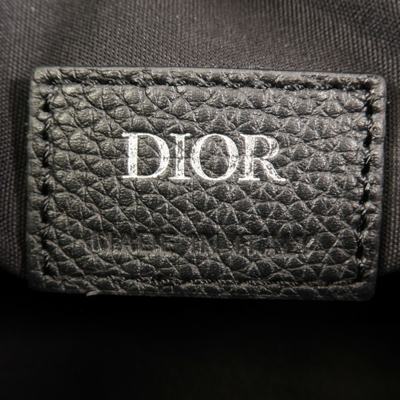 Dior 帆布Shoulder Bag銀扣肩背袋-5