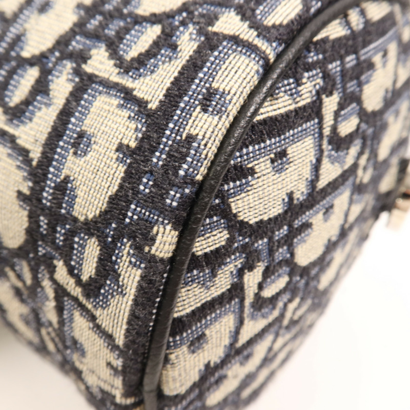 Dior 帆布Shoulder Bag銀扣肩背袋-9