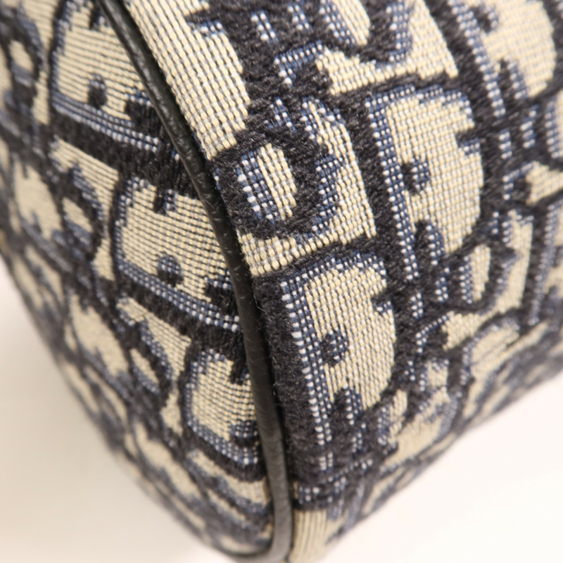 Dior 帆布Shoulder Bag銀扣肩背袋-10