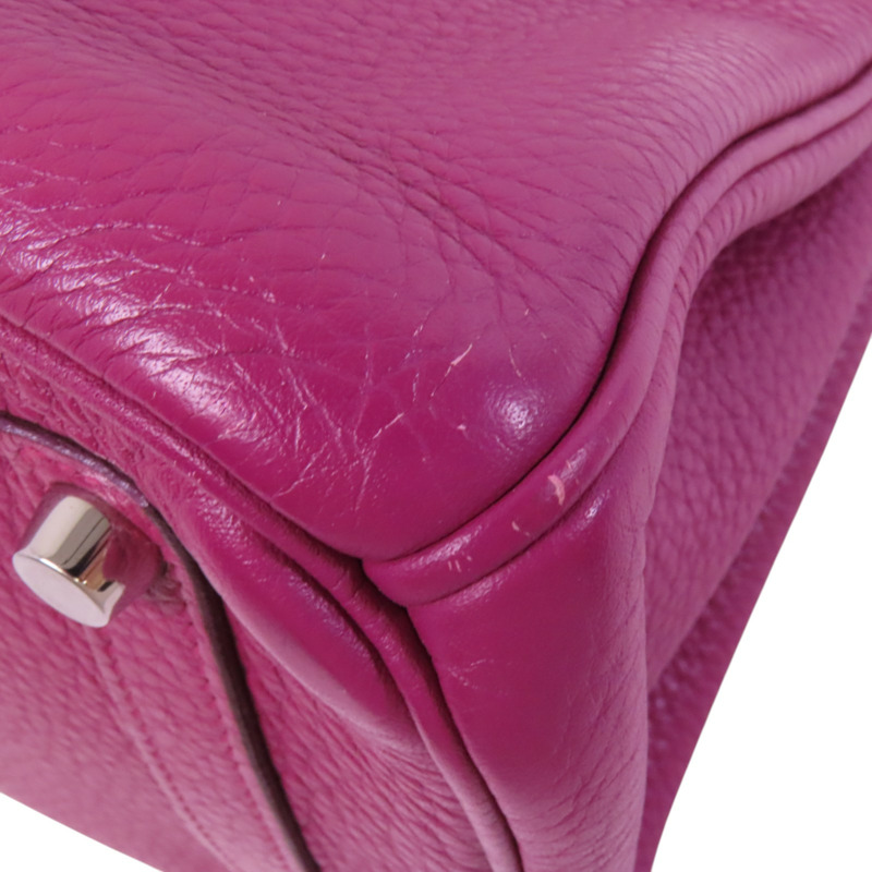 HERMES Togo皮革Birkin 30銀扣手挽袋-11