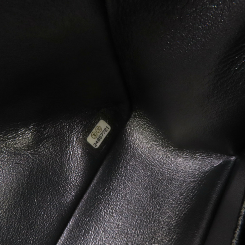 CHANEL 牛皮皮革2.55 24cm銀扣鏈帶肩背袋-6