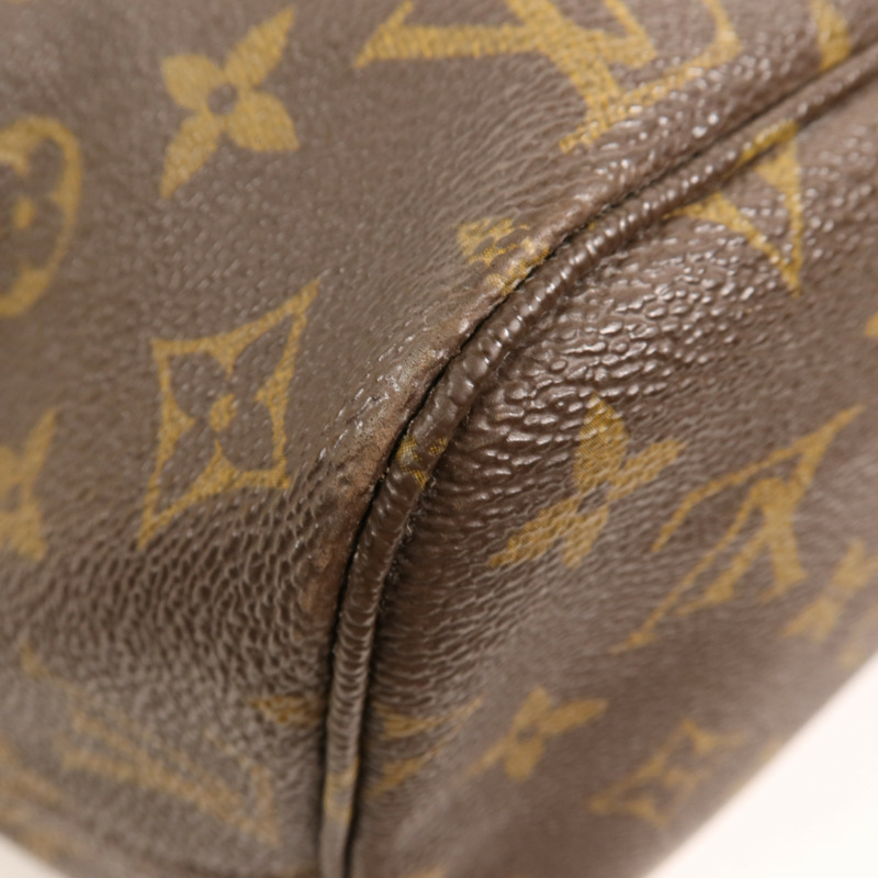 LOUIS VUITTON Monogram Neverfull MM金扣手挽袋-12