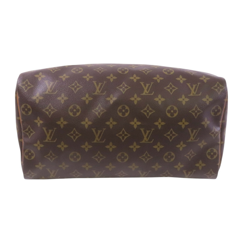 LOUIS VUITTON Monogram Speedy 35金扣手挽袋-3