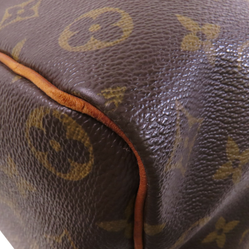 LOUIS VUITTON Monogram Speedy 35金扣手挽袋-11