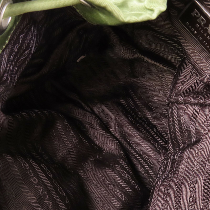 PRADA 尼龍Rucksack銀扣背包-4