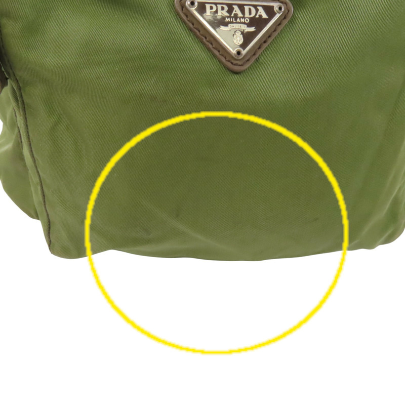 PRADA 尼龍Rucksack銀扣背包-17