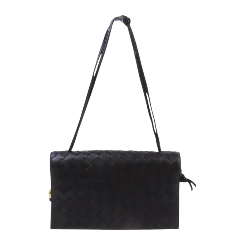 BOTTEGA VENETA 織紋皮革Shoulder Bag金扣肩背袋-0