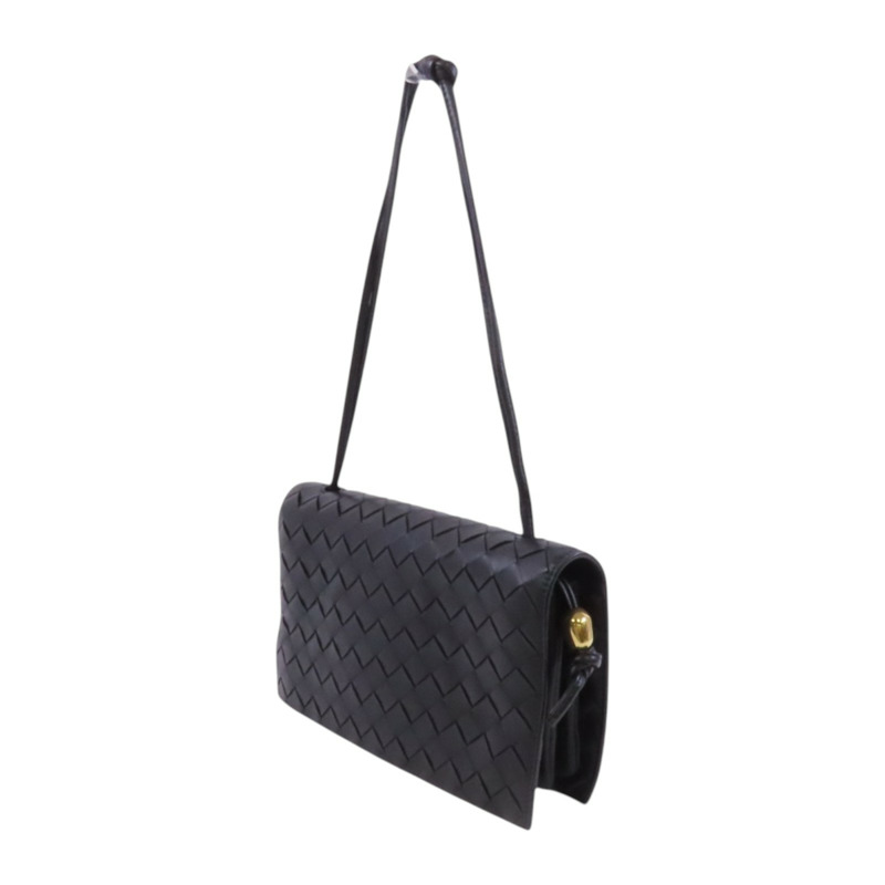 BOTTEGA VENETA 織紋皮革Shoulder Bag金扣肩背袋-2