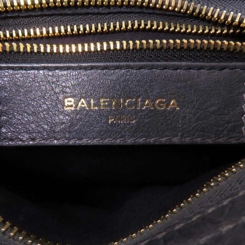 BALENCIAGA 牛皮皮革Mini City金扣手挽肩背兩用袋-6
