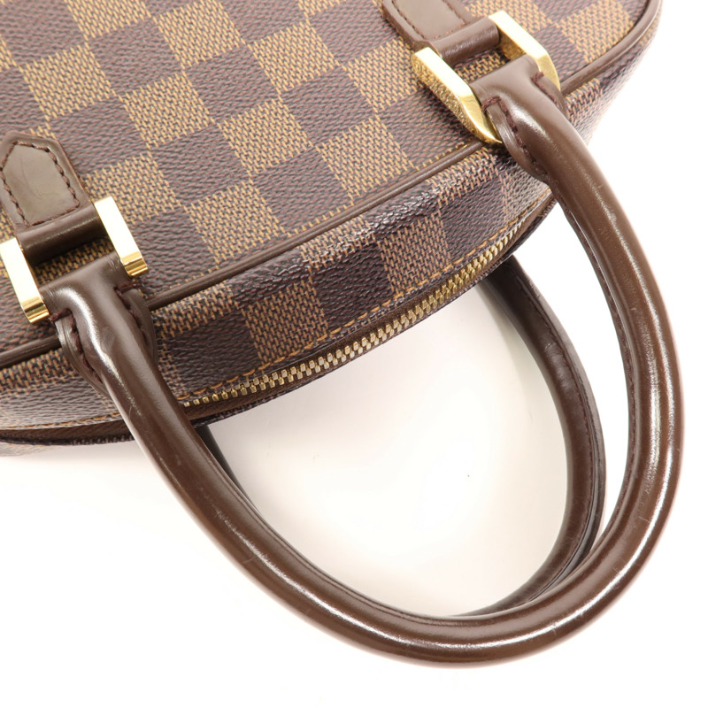 LOUIS VUITTON Damier Sarria Mini金扣手挽袋-7
