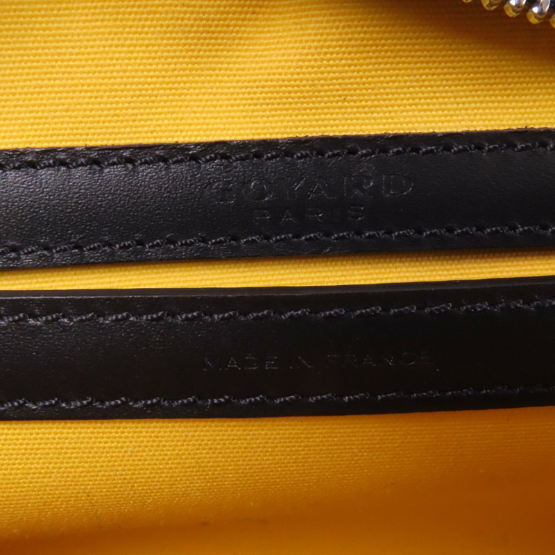 GOYARD 塗層帆布Cap Vert Pm銀扣肩背袋-5