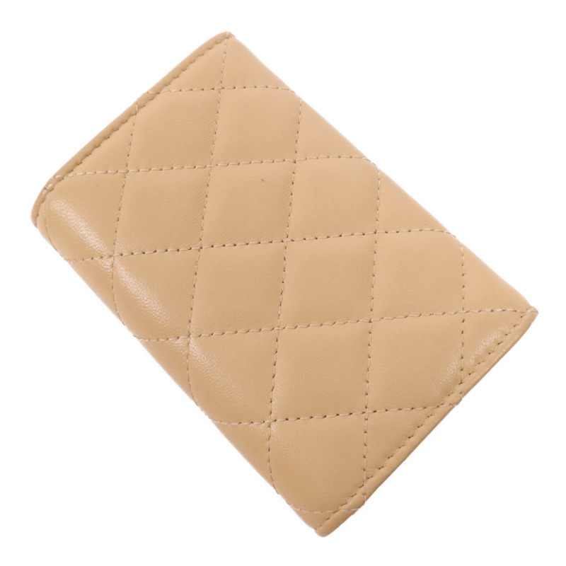 CHANEL 羊皮皮革Card Case銀扣卡片套-3