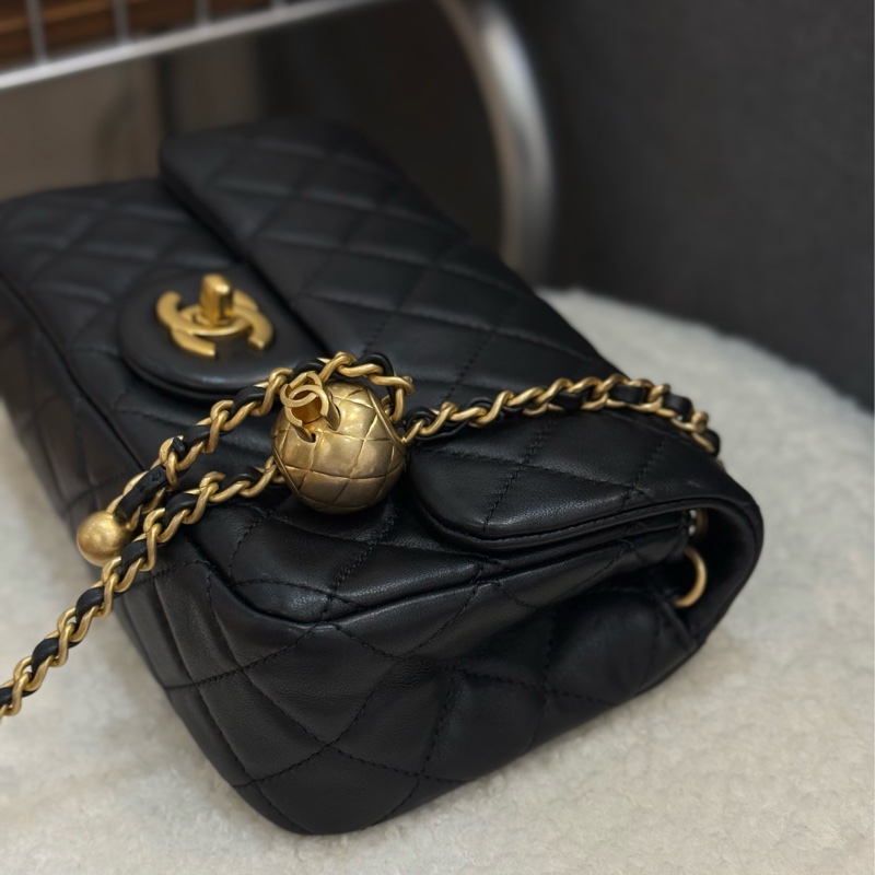 Chanel coco20 金球黑色 ✨最新晶片款-3