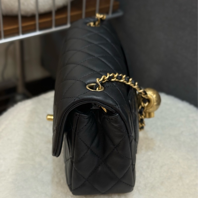 Chanel coco20 金球黑色 ✨最新晶片款-11