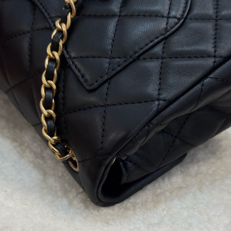 Chanel coco20 金球黑色 ✨最新晶片款-12