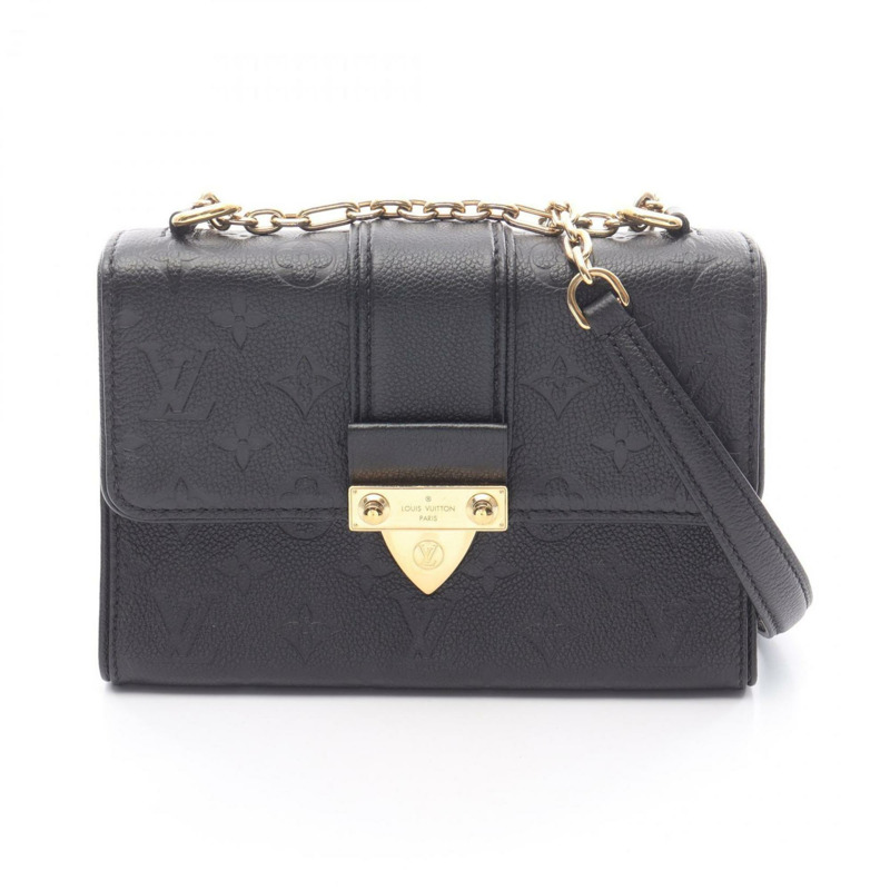 路易威登 Saint-Sulpice BB 肩背包，Monogram Empreinte 皮革，黑色，M44242-0