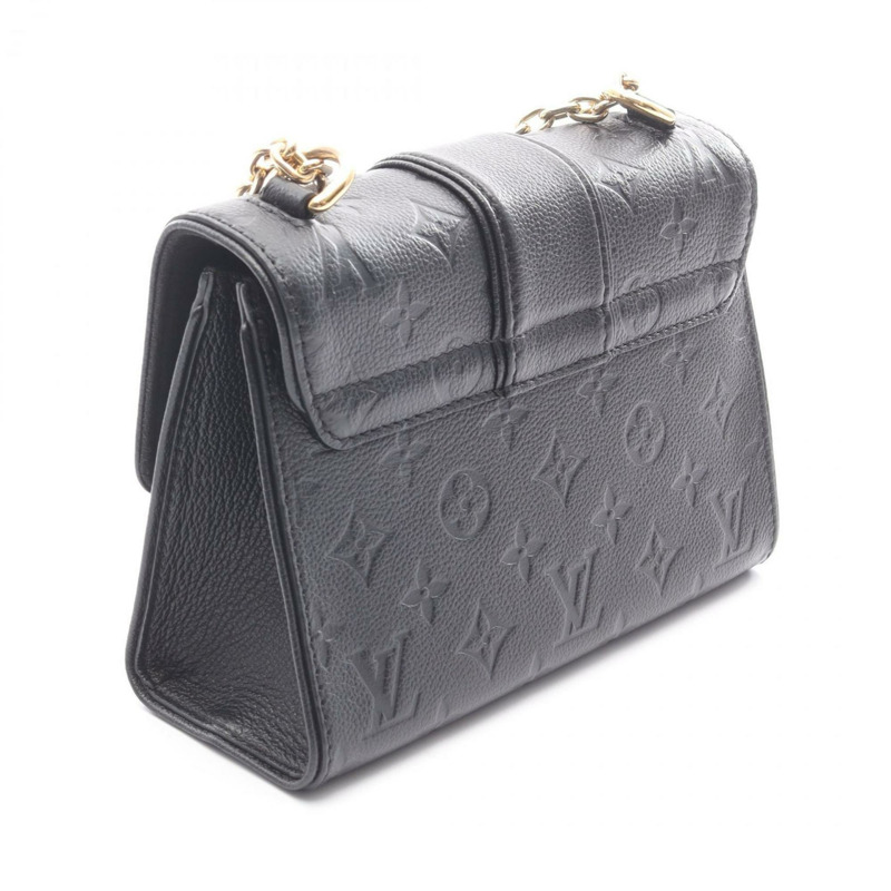 路易威登 Saint-Sulpice BB 肩背包，Monogram Empreinte 皮革，黑色，M44242-1
