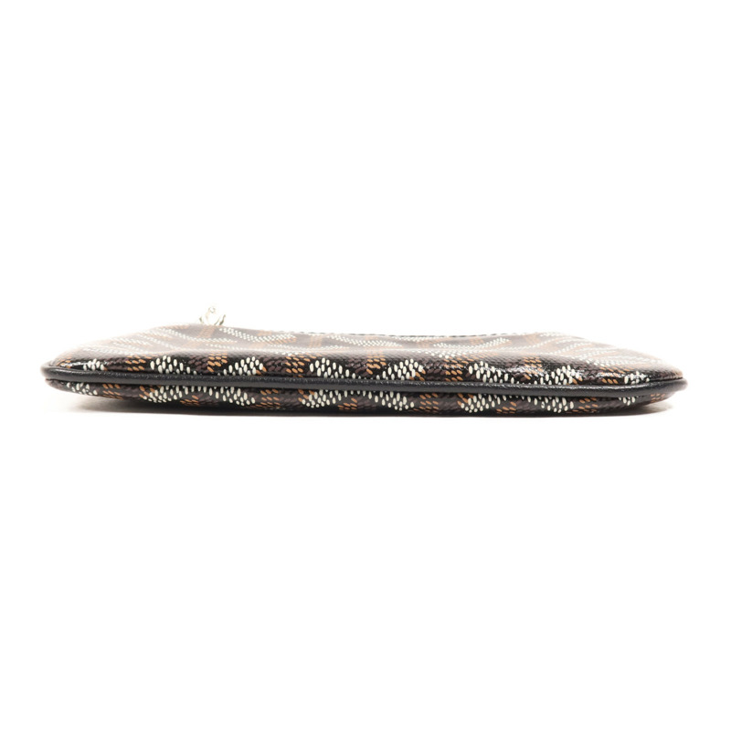 GOYARD 塗層帆布Pouch銀扣手拿包-3