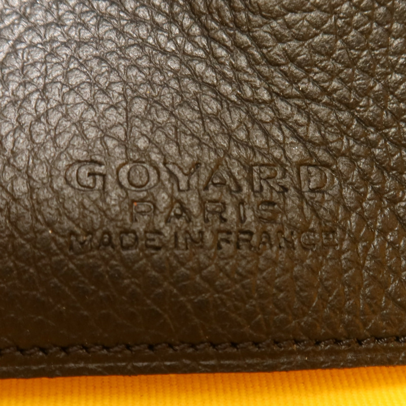 GOYARD 塗層帆布Pouch銀扣手拿包-5