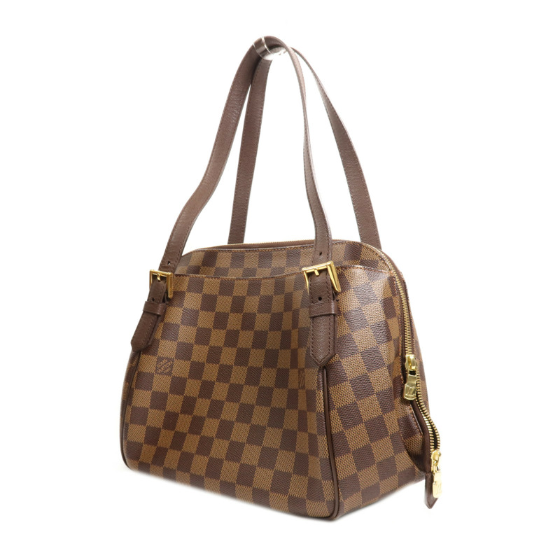LOUIS VUITTON Damier Belem MM金扣肩背袋-2