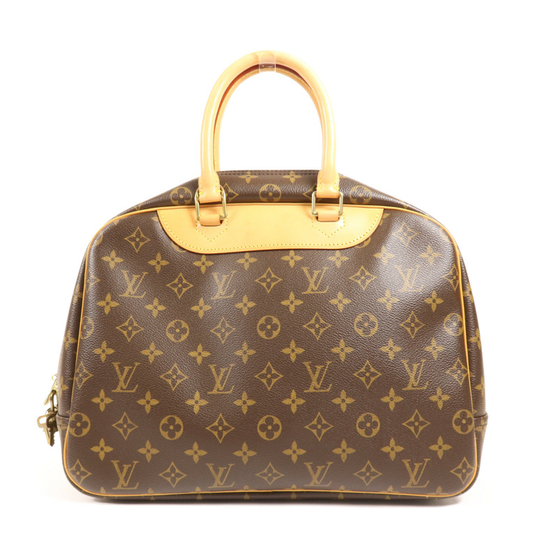 LOUIS VUITTON Monogram Deauville金扣手挽袋-1