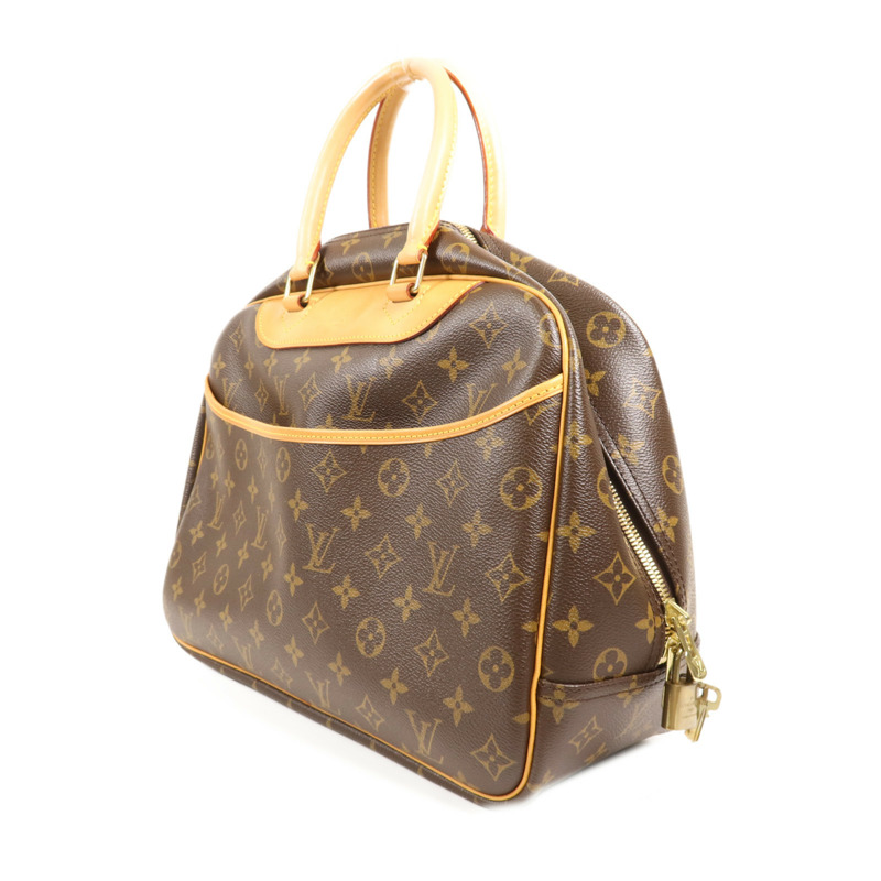 LOUIS VUITTON Monogram Deauville金扣手挽袋-2