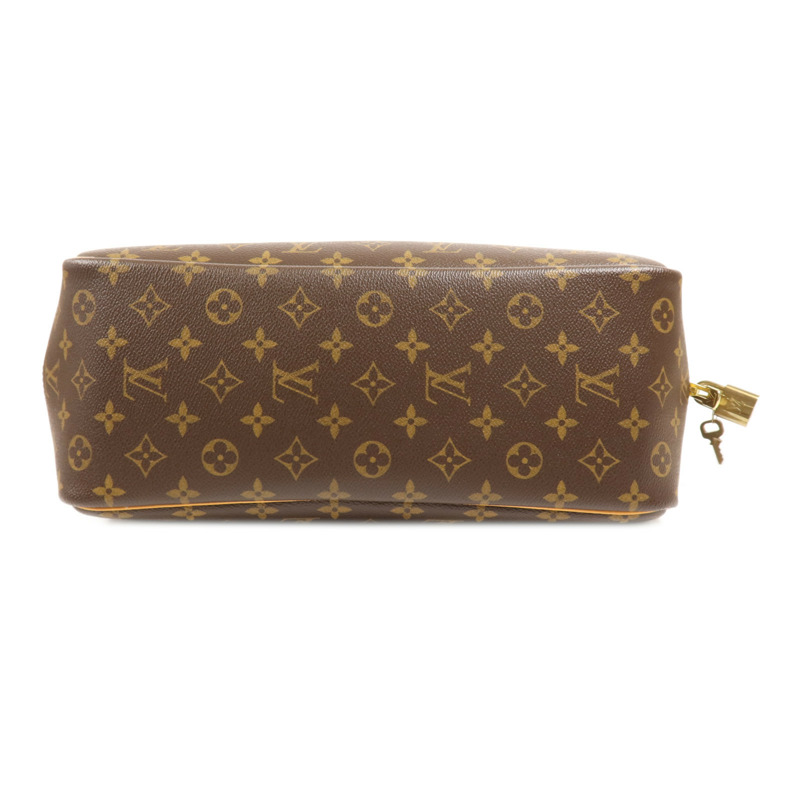 LOUIS VUITTON Monogram Deauville金扣手挽袋-3