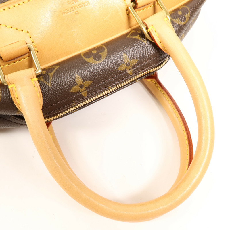 LOUIS VUITTON Monogram Deauville金扣手挽袋-7