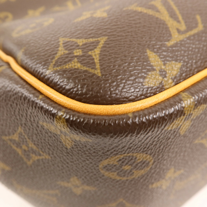 LOUIS VUITTON Monogram Deauville金扣手挽袋-10