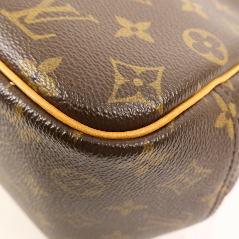 LOUIS VUITTON Monogram Deauville金扣手挽袋-11