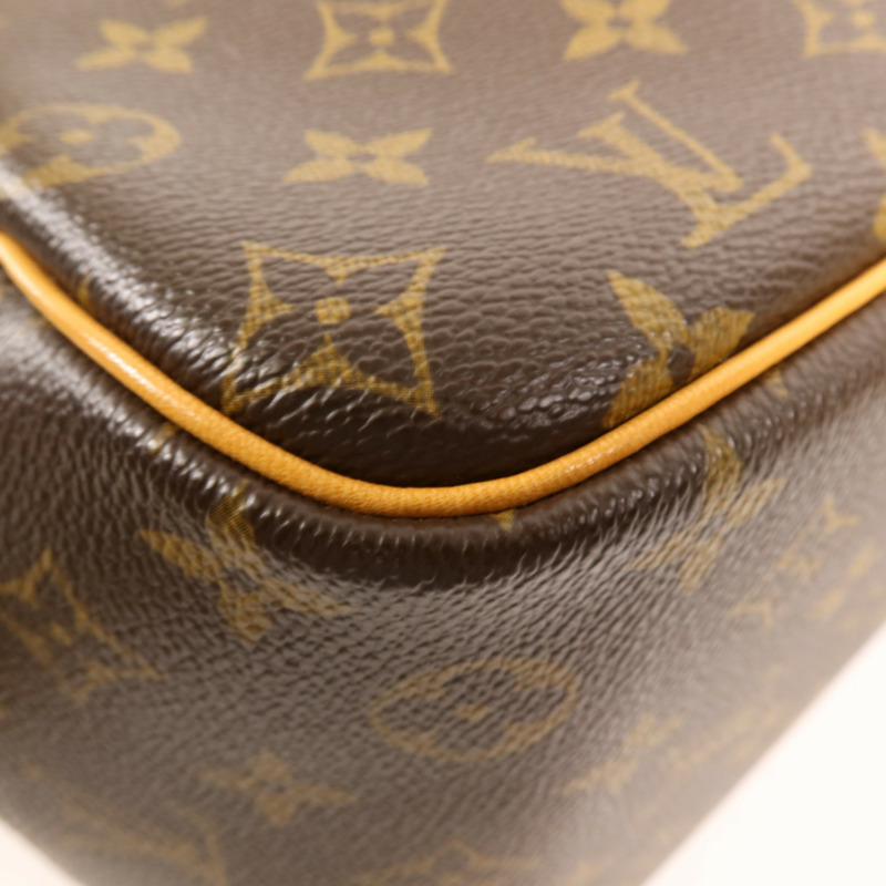 LOUIS VUITTON Monogram Deauville金扣手挽袋-12