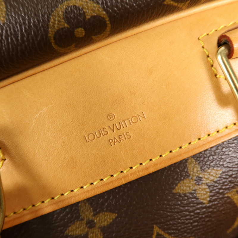 LOUIS VUITTON Monogram Deauville金扣手挽袋-13