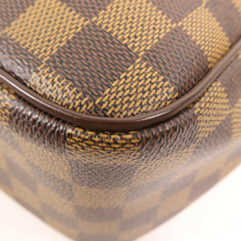 LOUIS VUITTON Damier Olaf MM金扣肩背袋-9