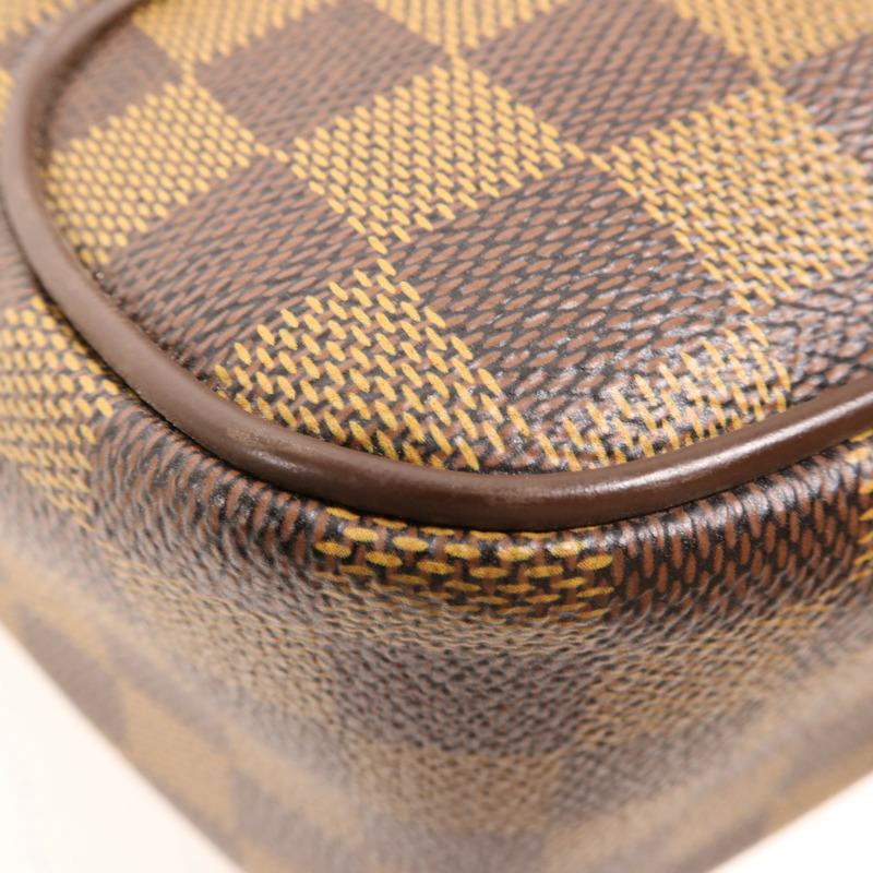 LOUIS VUITTON Damier Olaf MM金扣肩背袋-12