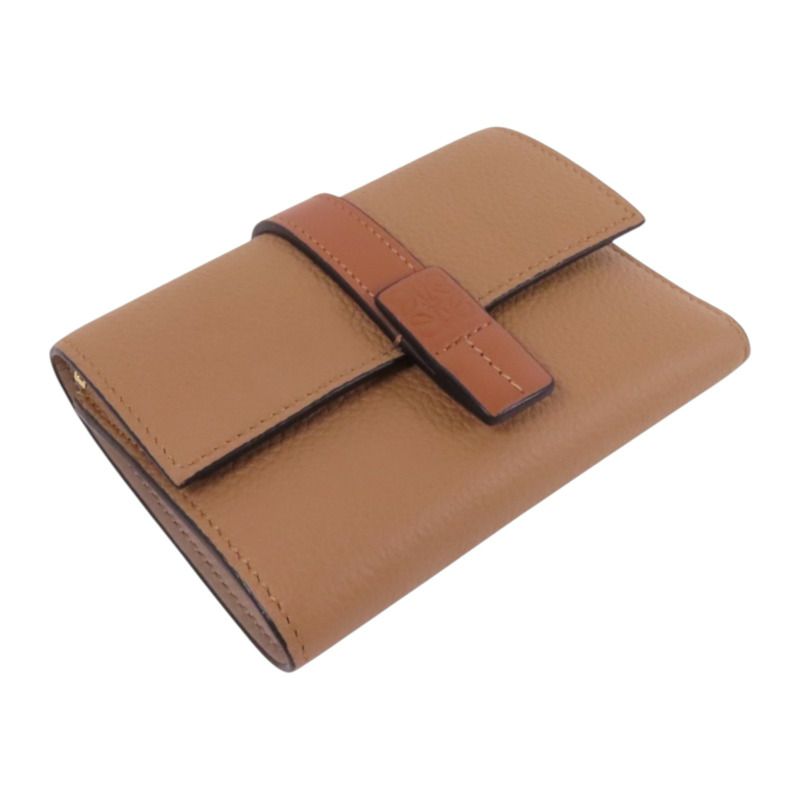LOEWE 牛皮皮革Small Wallet銀扣短錢包-2