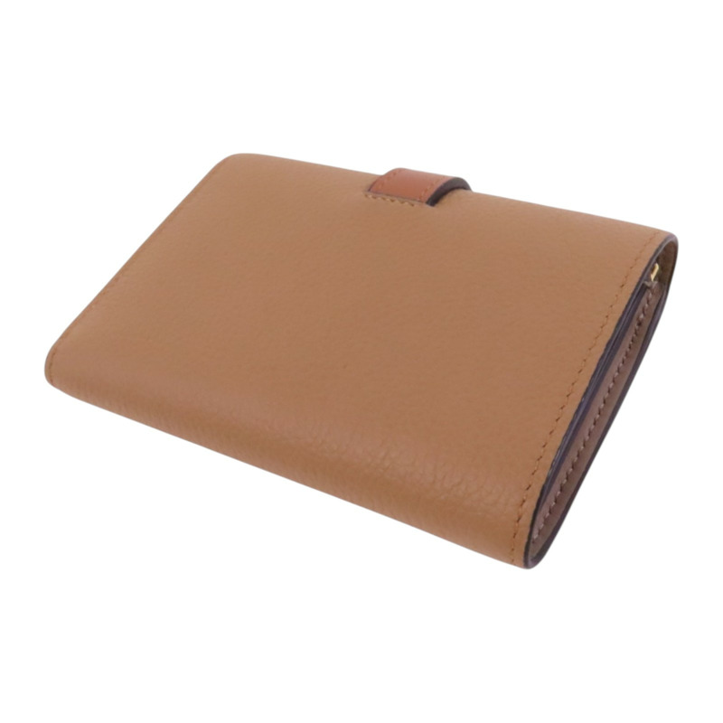 LOEWE 牛皮皮革Small Wallet銀扣短錢包-3
