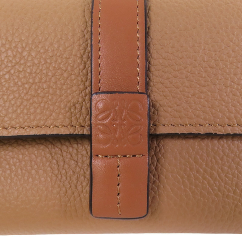 LOEWE 牛皮皮革Small Wallet銀扣短錢包-14
