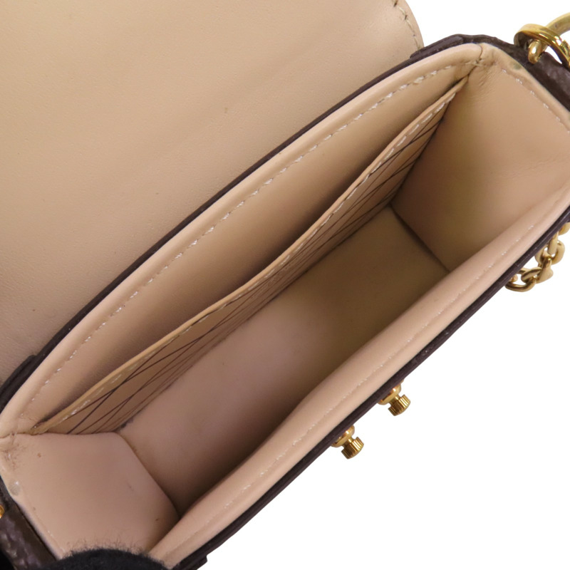 LOUIS VUITTON Monogram Mini Essential Trunk金扣鏈帶肩背袋-4