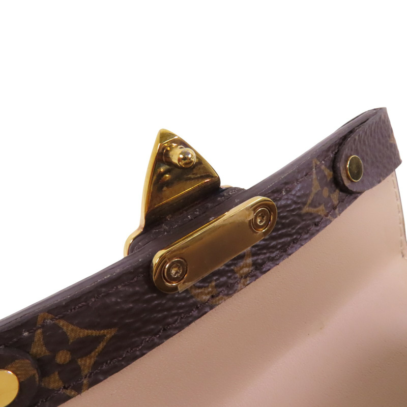 LOUIS VUITTON Monogram Mini Essential Trunk金扣鏈帶肩背袋-8