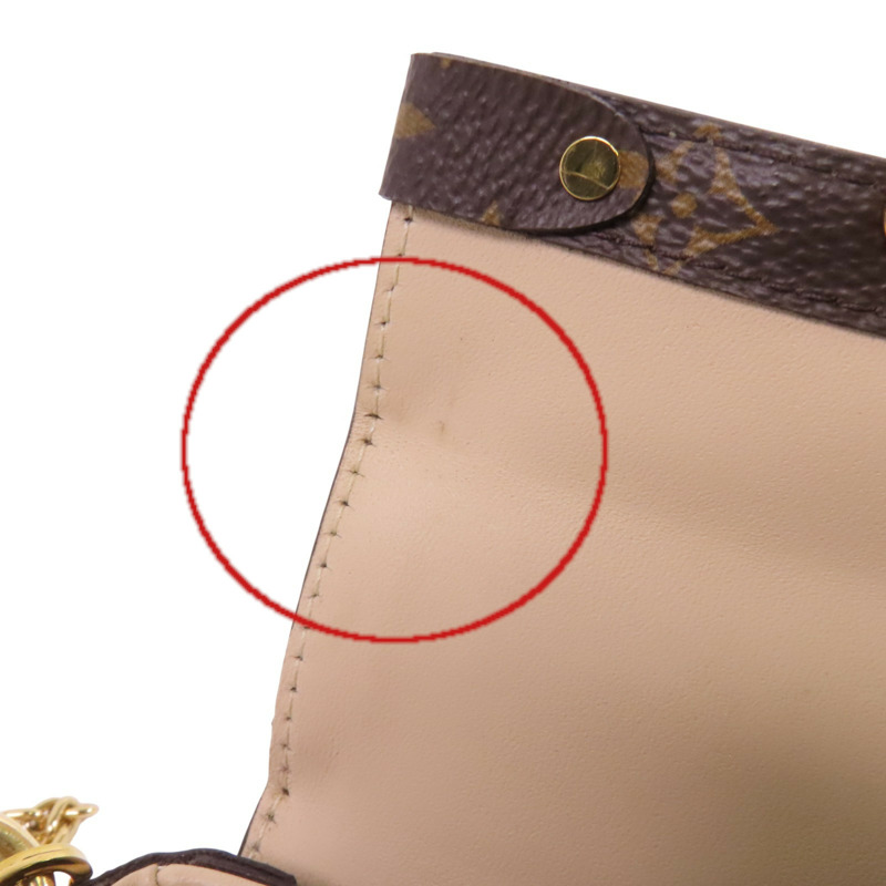 LOUIS VUITTON Monogram Mini Essential Trunk金扣鏈帶肩背袋-15